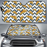 Pizza Design Pattern Car Sun Shade