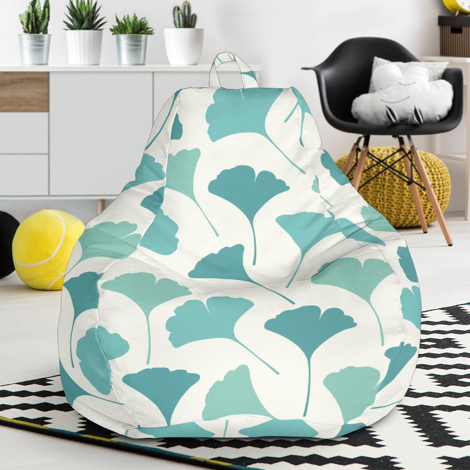 Green Ginkgo Leaves Pattern Bean Bag Cover