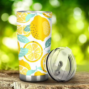 Lemon Design Pattern Tumbler