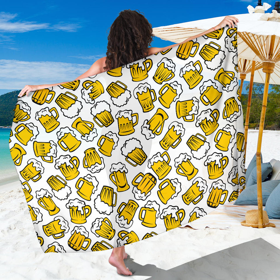 Beer Design Pattern Sarong