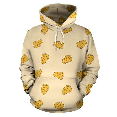Cheese Pattern Men Women Pullover Hoodie