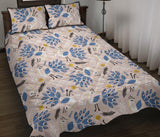 Cute peacock pattern Quilt Bed Set