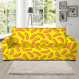 Sausage Pattern Print Design 01  Sofa Slipcover