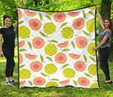 Guava Pattern Premium Quilt