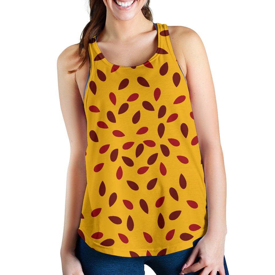 Passion fruit texture Women Racerback Tank Top