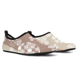 Beautiful Hexagon Japanese  Pattern Aqua Shoes