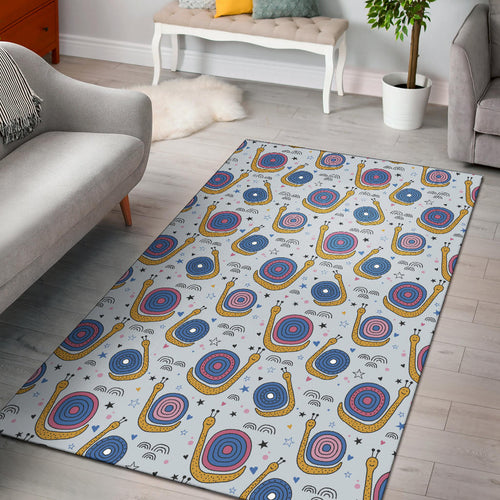 Snail Pattern Print Design 05 Area Rug
