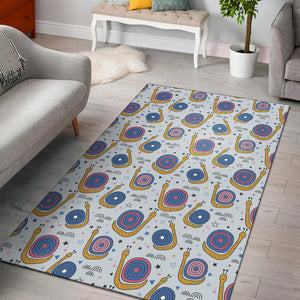 Snail Pattern Print Design 05 Area Rug