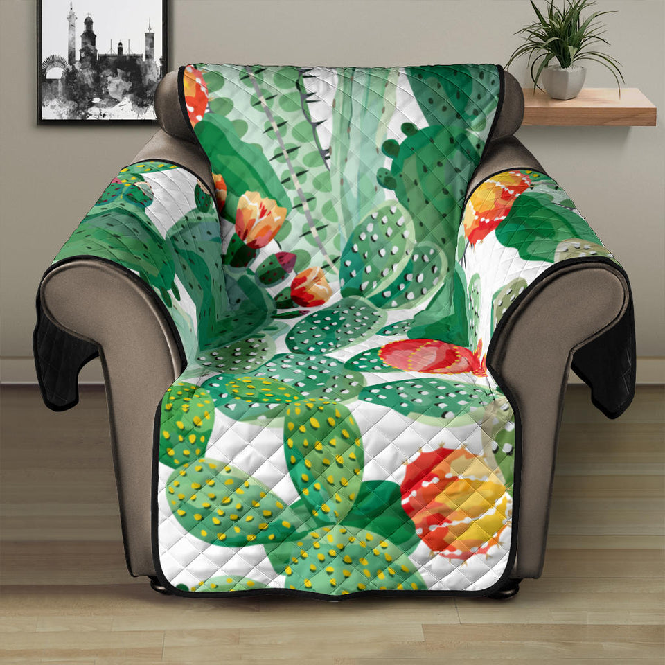 Cactus design pattern copy Recliner Cover Protector