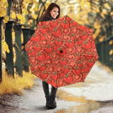 Red Tomato Pattern Umbrella