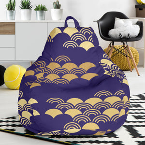 Beautiful Japanese Fan Pattern Bean Bag Cover