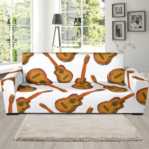 Paint Guitar Pattern Sofa Slipcover