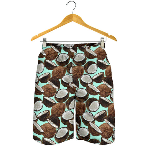 Coconut Pattern Print Design 03 Men Shorts