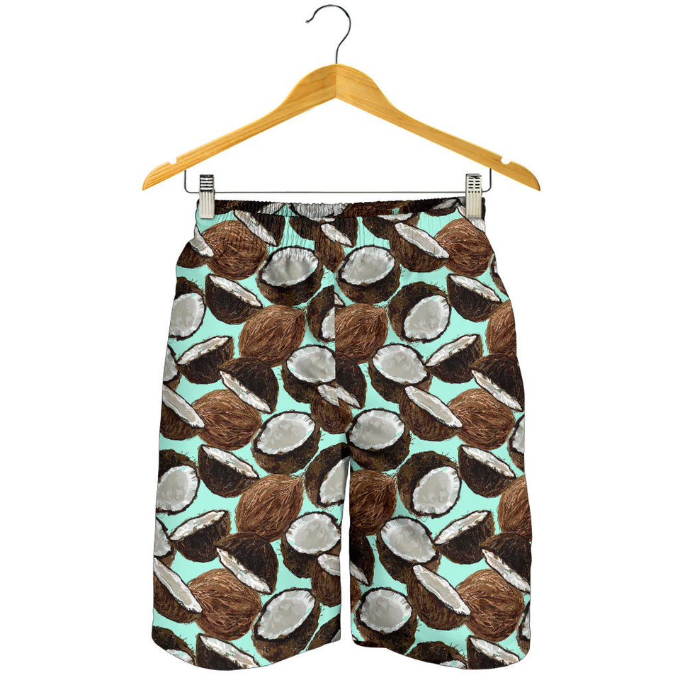 Coconut Pattern Print Design 03 Men Shorts