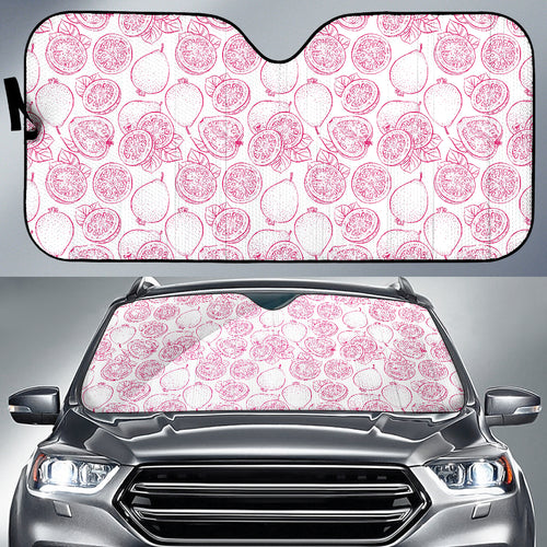 Sketch Guava Pattern Car Sun Shade