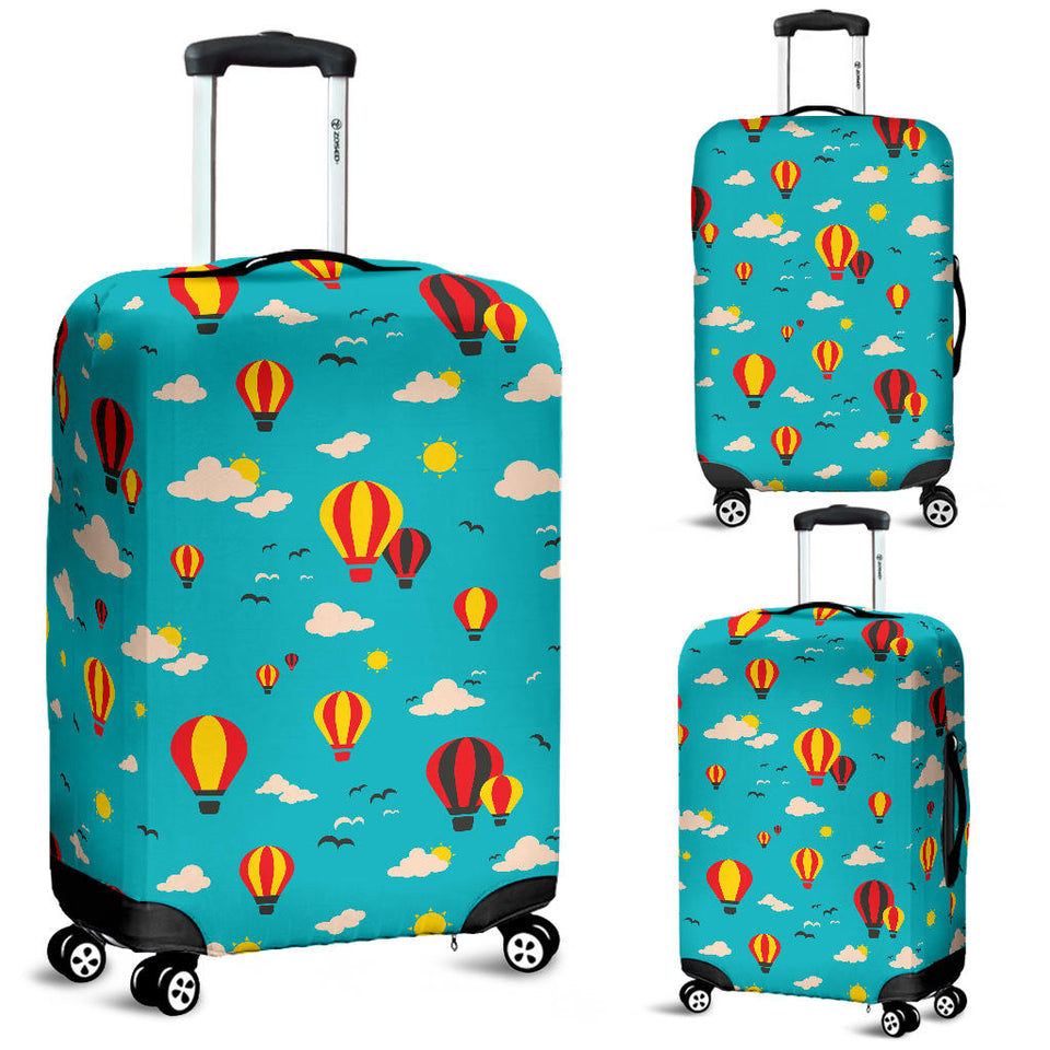 Hot Air Balloon Sky Pattern Luggage Covers