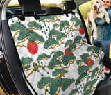 Bonsai Red Sun Japanese Pattern Dog Car Seat Covers