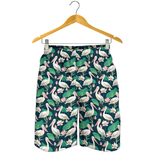Pelican Pattern Print Design 03 Men Shorts
