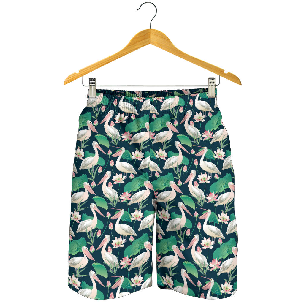 Pelican Pattern Print Design 03 Men Shorts