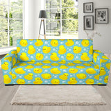 Duck Toy Pattern Print Design 03 Sofa Slipcover