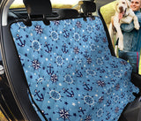 Anchors Rudder Compass Star Nautical Pattern Dog Car Seat Covers