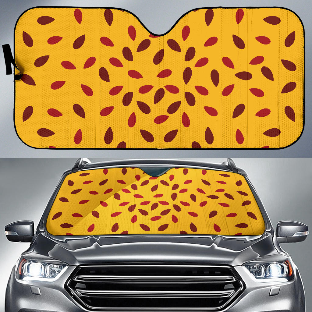 Passion Fruit Texture Car Sun Shade