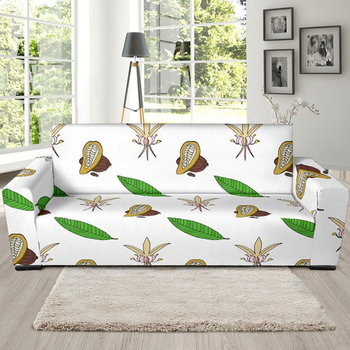 Color Hand Drawn Cocoa Pattern Sofa Slipcover