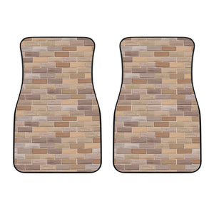 Brick Printed Pattern Print Design 01 Front Car Mats