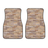 Brick Printed Pattern Print Design 01 Front Car Mats