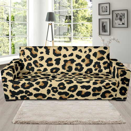 Leopard Print Design Pattern Sofa Slipcover