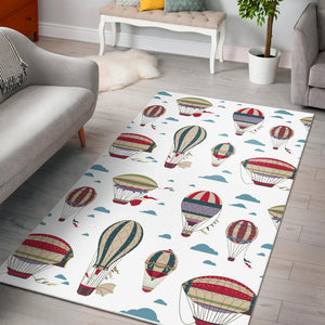 Hot Air Balloon Pattern Area Rug
