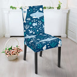 Cute Shark Pattern Dining Chair Slipcover