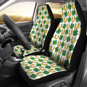 Horseshoes Pattern Print Design 04 Universal Fit Car Seat Covers