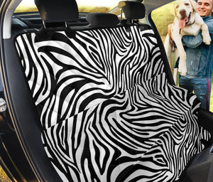 Zebra Skin Pattern Dog Car Seat Covers
