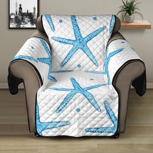 Watercolor starfish pattern Recliner Cover Protector