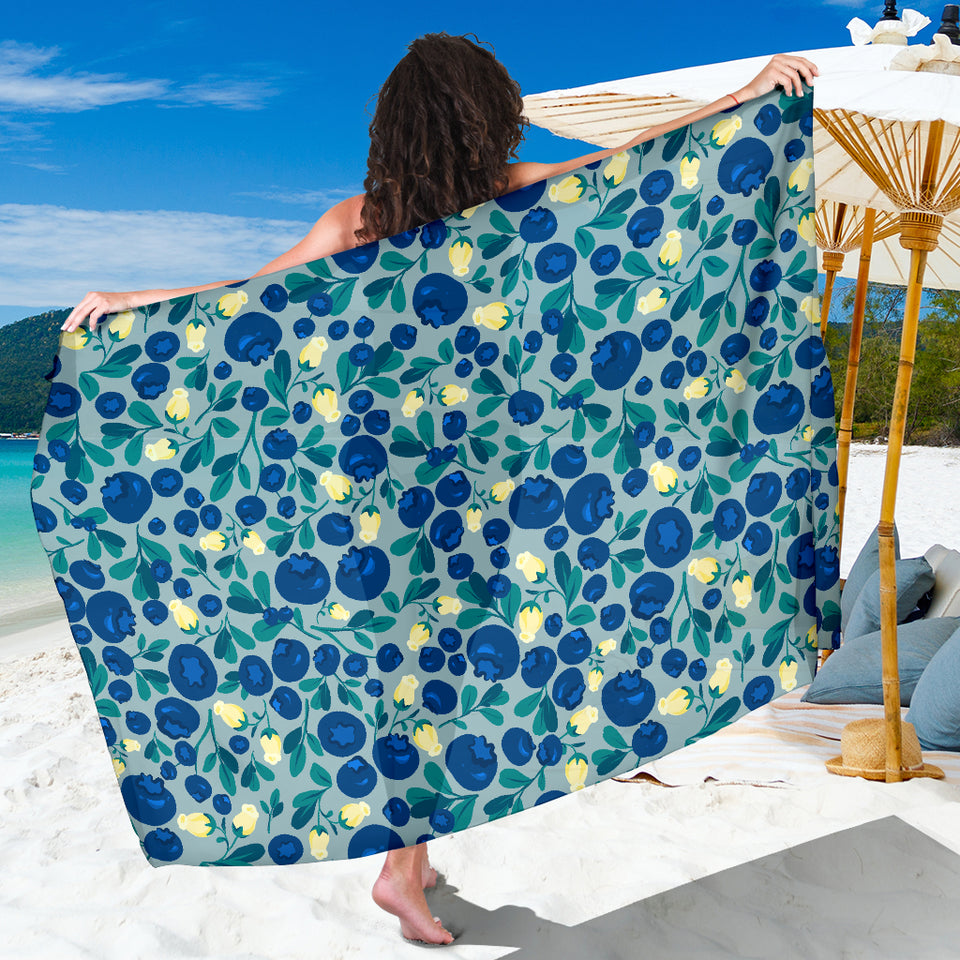 Blueberry Design Pattern Sarong