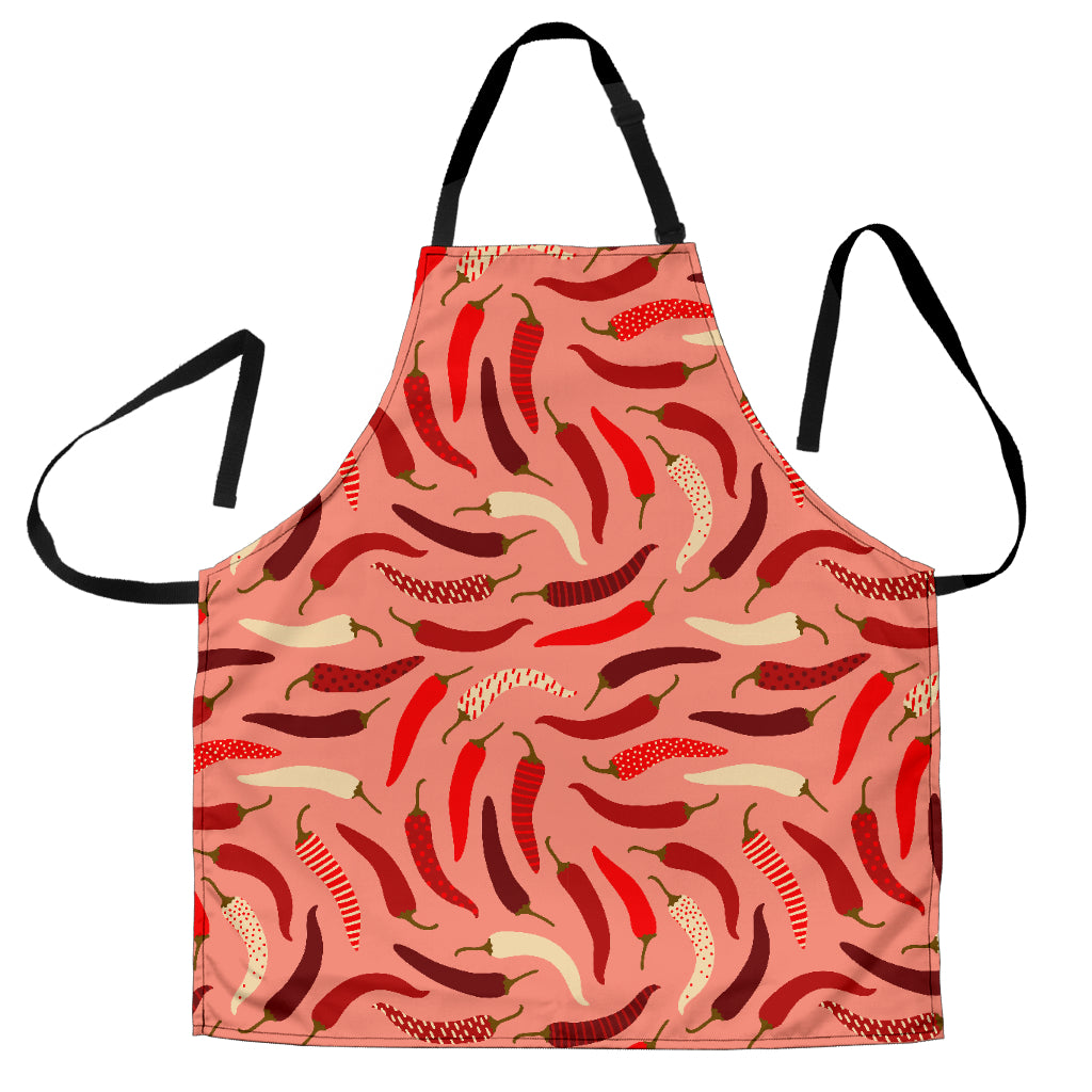Beautiful Chili Peppers Pattern Adjustable Apron