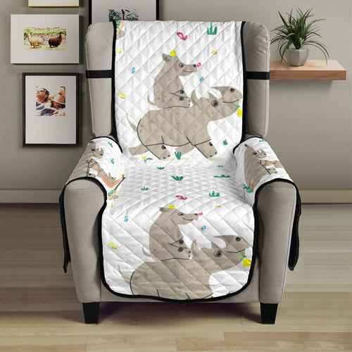 Cute Rhino pattern background Chair Cover Protector