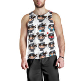 Cute ninja design pattern Men Tank Top
