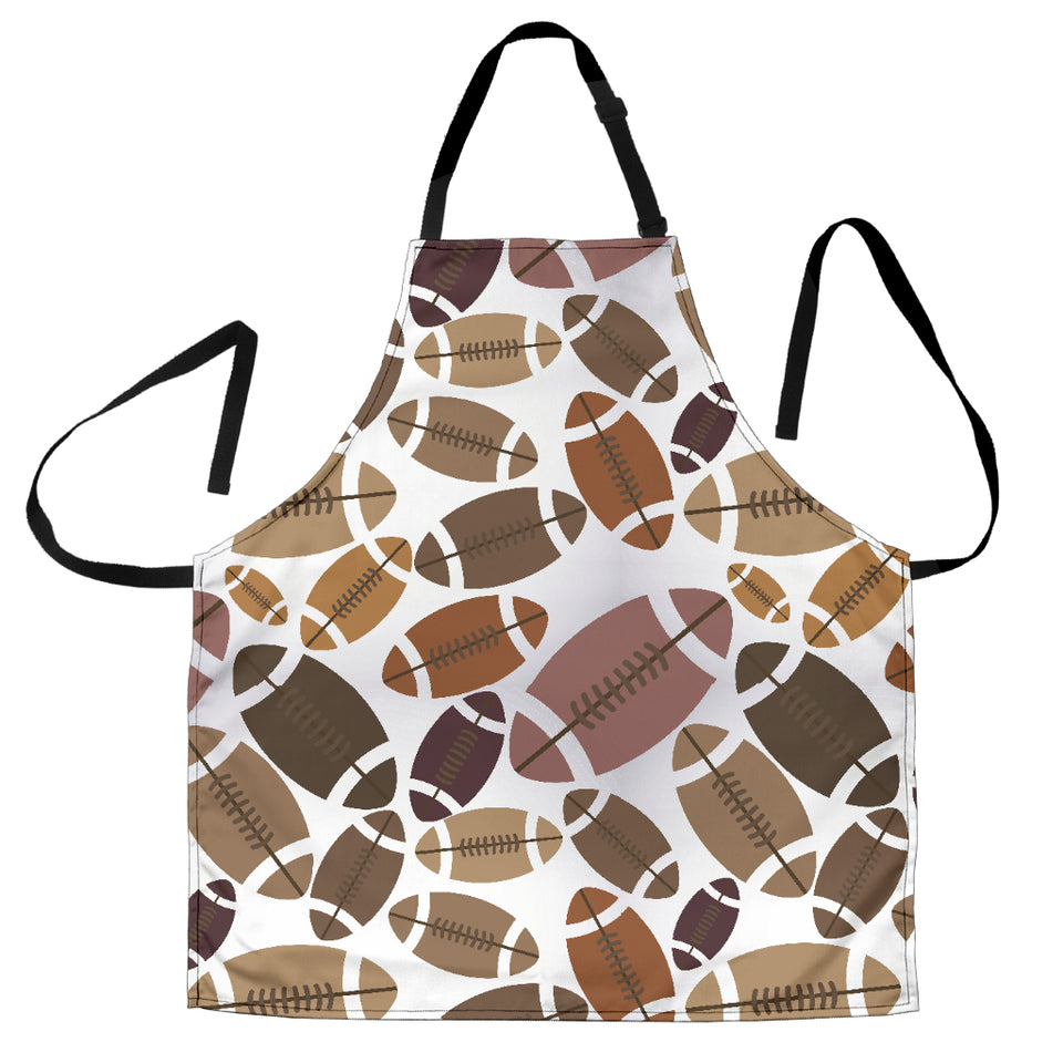 American Football Ball Pattern Adjustable Apron