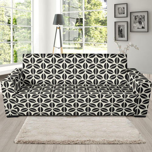 Coffee Bean Abstract Modern Pattern Sofa Slipcover