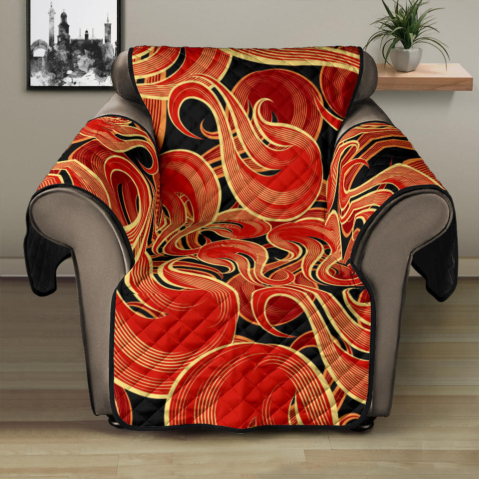 Fire flame pattern Recliner Cover Protector