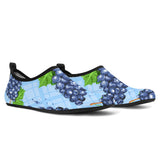 Watercolor Grape Pattern Aqua Shoes