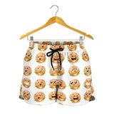 Hamburger Pattern Print Design 04 Women Shorts