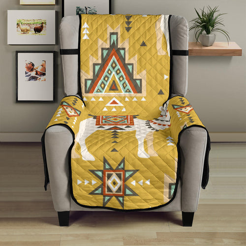 Camels ethnic motif pattern Chair Cover Protector