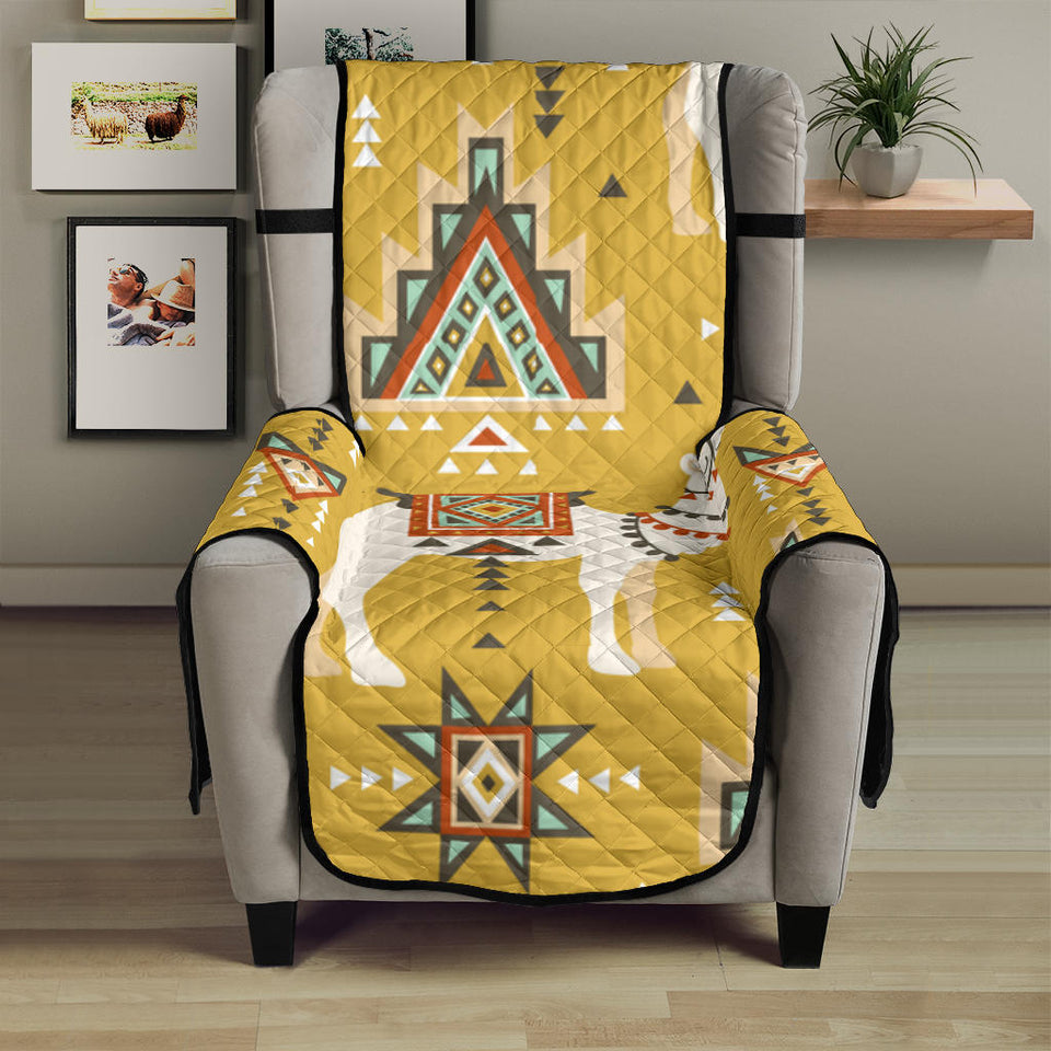 Camels ethnic motif pattern Chair Cover Protector