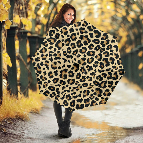 Leopard Print Design Pattern Umbrella