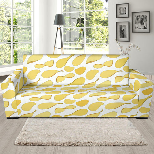 Potato Chips Pattern Print Design 02  Sofa Slipcover