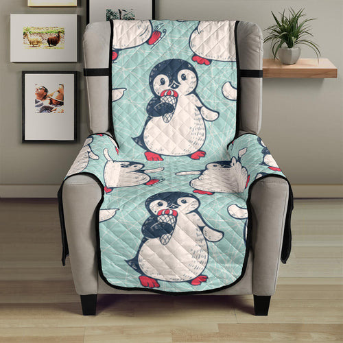Cute Penguin pattern Chair Cover Protector