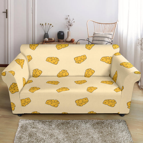 Cheese Pattern Loveseat Couch Slipcover